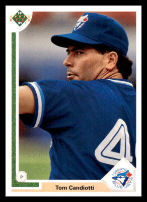 1991 Upper Deck Final Edition  Tom Candiotti #49F Toronto Blue Jays Baseball