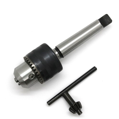 MT2 Drill Chuck (1.5mm-13mm) for Lathe Tailstocks - Morse Taper 2 to B16 Arbor - Picture 5 of 5