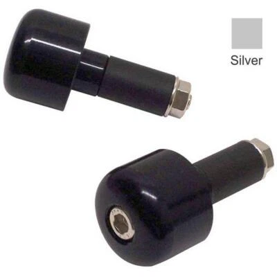 Paire contre-Poids BCR Soft D.13 Argent pour Honda 600 CB 600 Hornet 2011-2013 - Photo 1/2