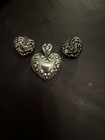 VTG silver pendant necklace and earrings — photo 1