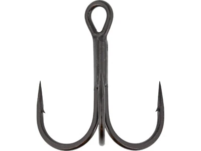 NEUF Westin Treble Hook Black Nickel Hooks Barbed Hameçons Triple - Photo 1/2
