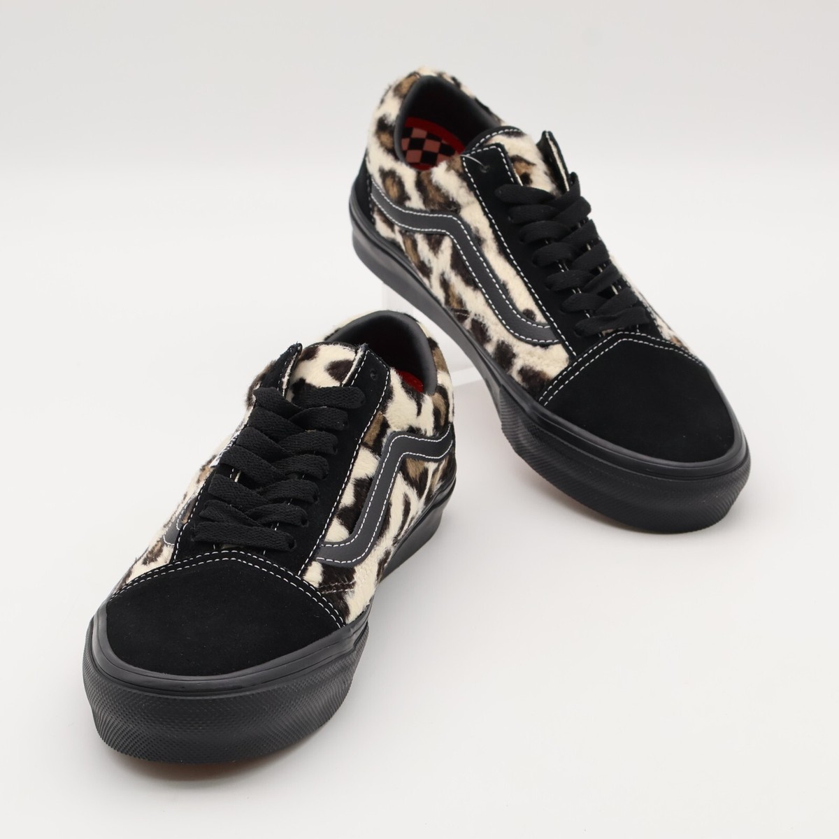 VN0A5FCBBM8 Supreme Vans Leopard Old Skool Black White VN0A5FCBBM8 Supreme Vans Leopard Old Skool Black White