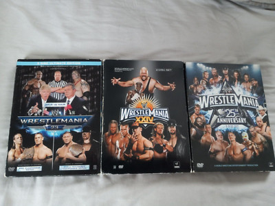 WrestleMania 23, WrestleMania XXIV, WrestleMania 25 DVD Collection Pack