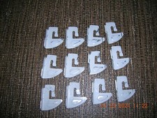 (((PELLA))) DGP  Double Glazing Panel Clips White Lot of  12 alum