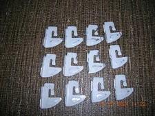 (((PELLA))) DGP  Double Glazing Panel Clips White Lot of  12 alum