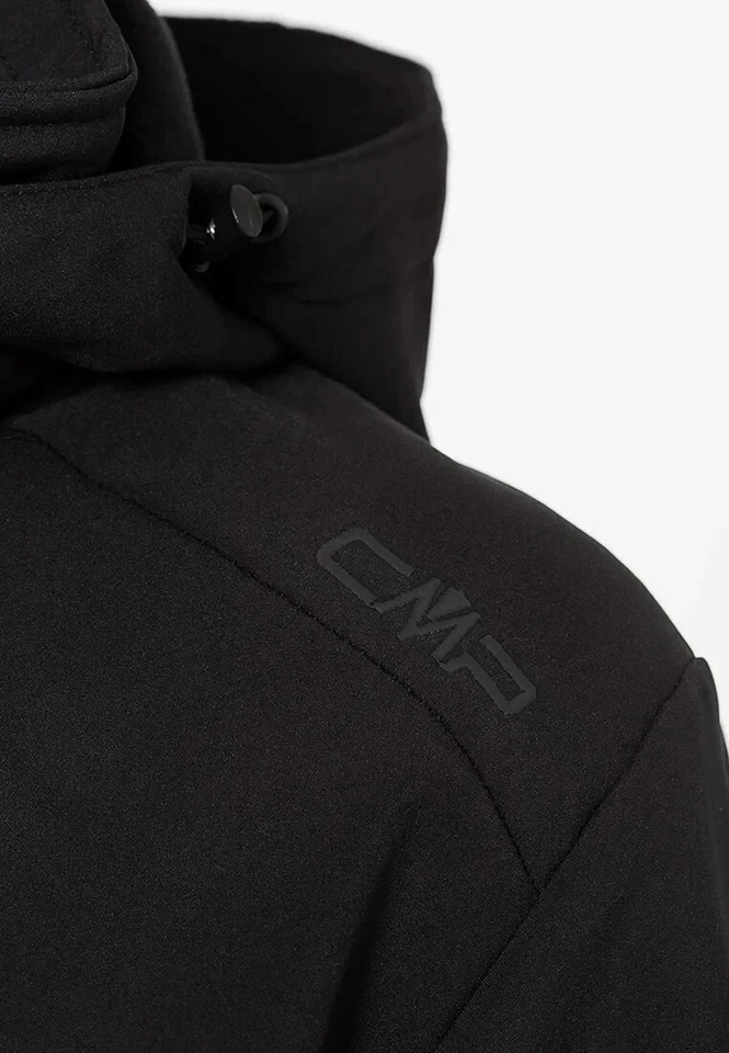 CMP MUJER PARKA CREMALLERA CAPUCHA - Chaqueta Soft Shell - Negro Talla 3XL Foto 2 de 4