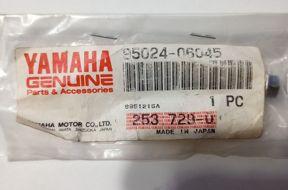 Yamaha Flange Bolt NOS 95024-06045 (L-2906) | eBay