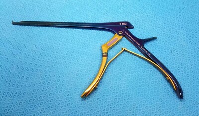 V. Mueller ️ NL4273-92 Chroma Line Blue Kerrison Rongeur, 2mm