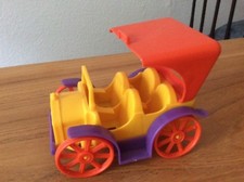 TIM MEE? OLDTIMER Taxi WUNDERSCHÖNES PLASTIK AUTO MODELL W. Germany