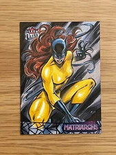 2024 Fleer Ultra Matriarchs of Marvel Hellcat Art Sketch Card 1/1 Melike Acar