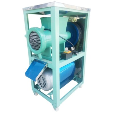 Cast Iron Electric Meat Grinder Mincer with Pulley Can Equipped