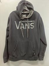 Vans Off The Wall Mens Sweatshirt Black Size Med