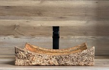Fregadero de baño de piedra natural - mármol travertino