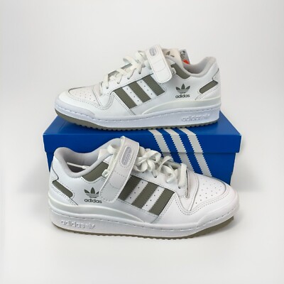 Adidas Forum Low Schuhe Sneaker Freizeit Sport Streetwear grau weiß Gr. 38 NEU