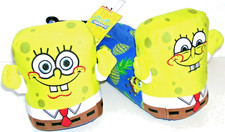 Nickelodeon SpongeBob SquarePants BIG Boys Slippers Plush Slide-On, size 2-3