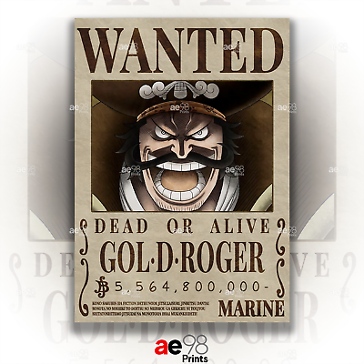 ONE PIECE Poster (A1 - A2) - Gol D. Roger