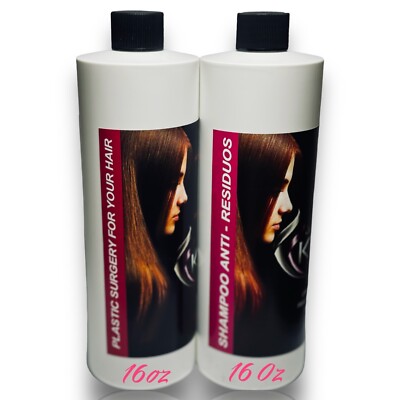 Cirugia Capilar Con Shampoo sin Formol  16.oz KeraFruit Formaldehyde Free