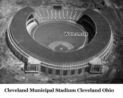 MLB NFL 1948 Cleveland Municipal Stadium Aerial View  8 X 10 Photo Picture