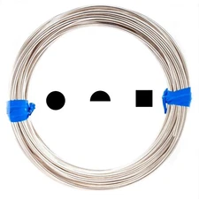 925 Sterling Silver wire Dead Soft Round-Half Round-Square 0 - 30 Gauge