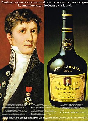 ADVERTISING ADVERTISING 094 1973 BARON OTARD cognac
