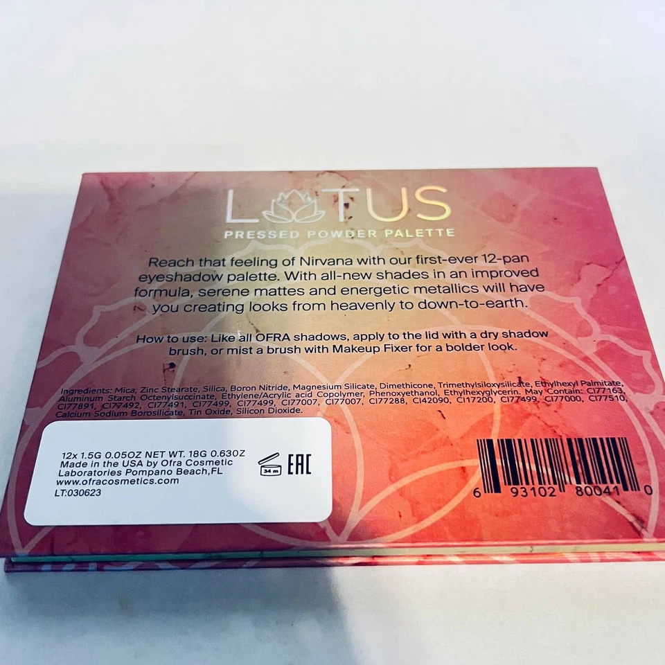 New Ofra Lotus Eyeshadow Palette - Image 4 of 4