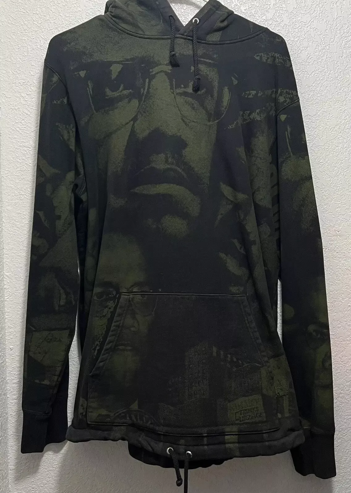 Sweat à capuche Supreme x Malcolm X SS15 homme taille L vert noir