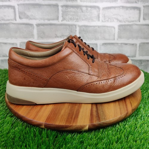 Allen Edmonds Mens Port Washington Sneaker 11 Brown Leather Oxford Shoes 3573