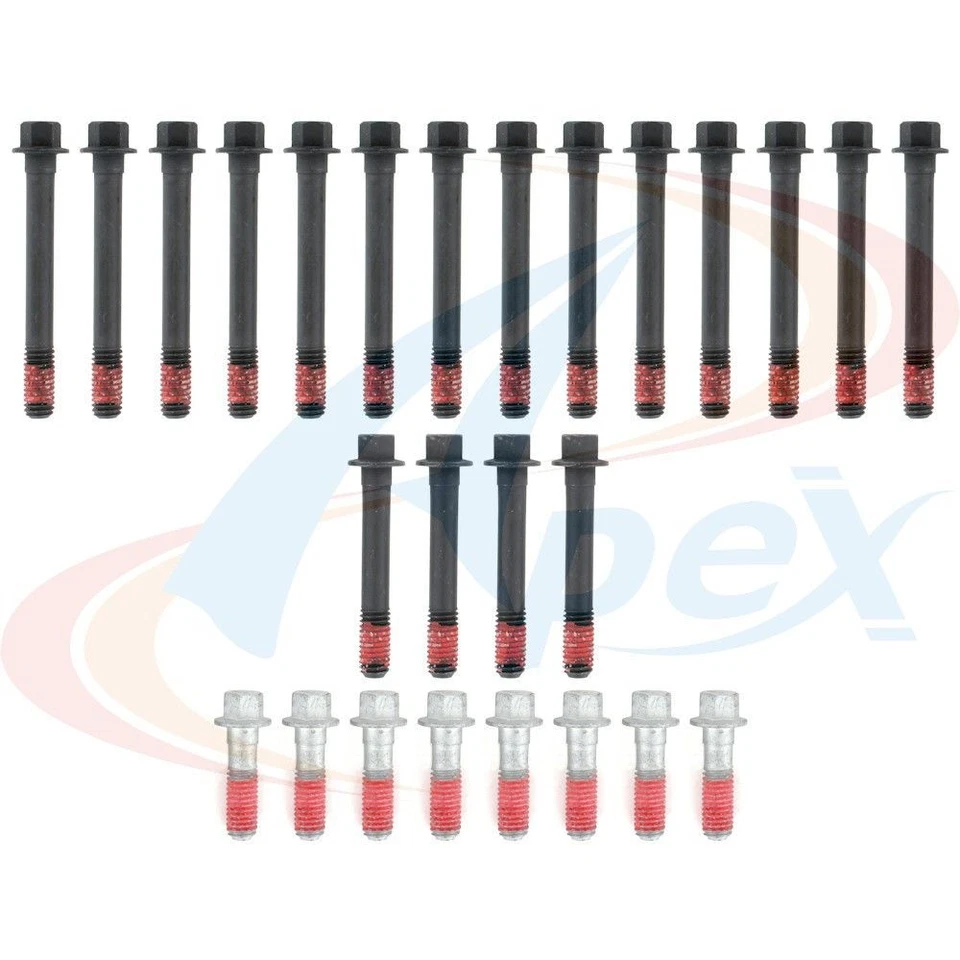 AHB322 APEX Set Cylinder Head Bolts New for Chevy Express Van Suburban Blazer - Image 4 of 4