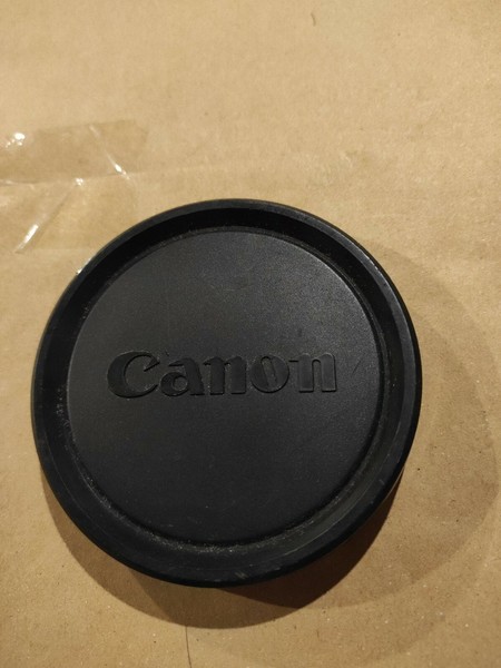 Tapa Canon 95 mm Plastico Negro Frontal Para Lente