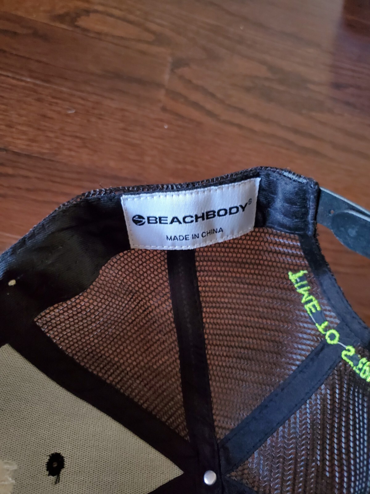 Transform 20 Beachbody Black Adjustable Mesh Hat … - image 4