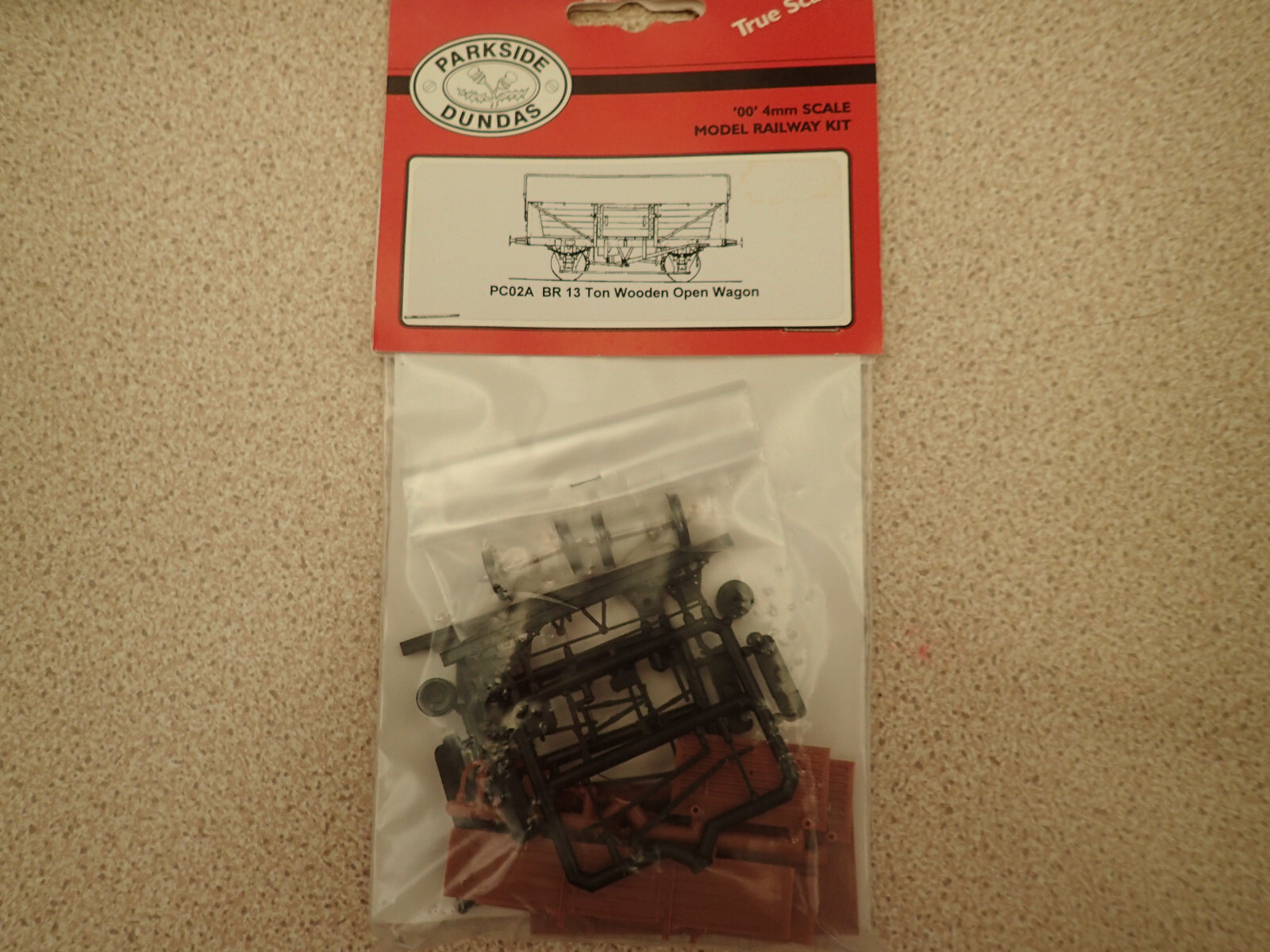 Wagon Marchandises 13 Tonnes - Échelle OO (1/76) - Parkside PC02A