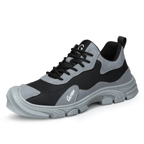 Men's Safety Shoes Steel Toe Cap Breathable Non-slip Indestructible Boots Hiking - Picture 13 of 16