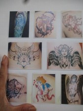cupid tattoo body art photo angel wings design picture paper 7x9 inch waterproof