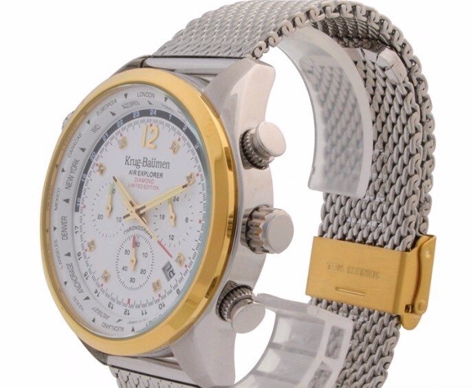 Krug-Baumen Mens Air Explorer Diamond Limited Edition Watch
