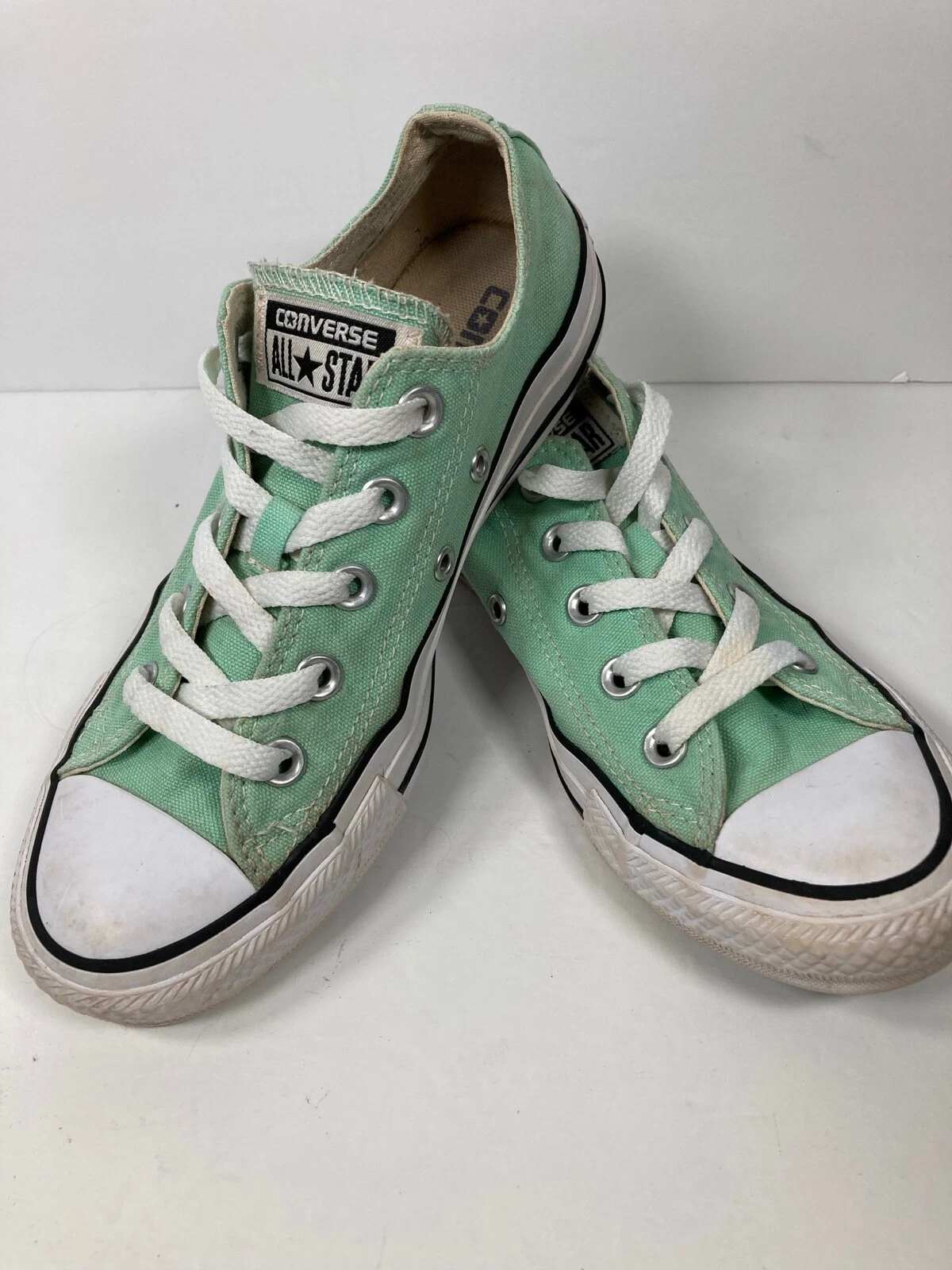 Sneakers Converse ALL STAR Chuck Taylor verde come nuove 136565F donna 6 uomo 4