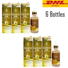 Gold 24k Whitening Serum Skin Brightening Facial Anti- Wrinkle Serum 50ml 6X