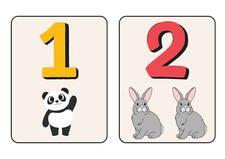 Educational PVC picture for children's room