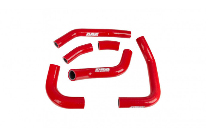 Kit Durites de Radiateur DRC D47-06-323 de Qualité Premium pour Kawasaki Z1000SX Rouge