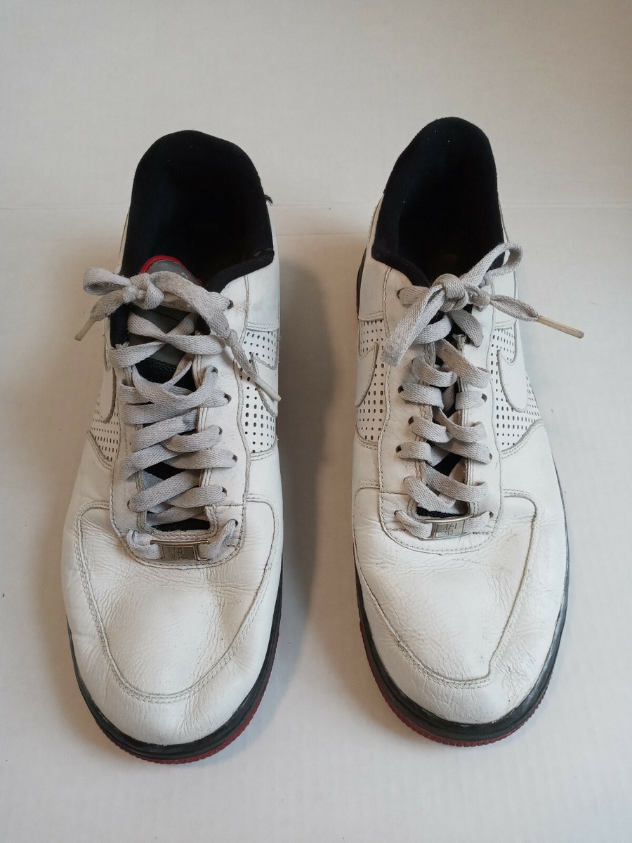 Nike Air Force 1 AF1 82 White Low Top Sneakers Mens Athletic Shoes Sz 10.5 VGC! Nike Air Force 1 AF-1  main image 4