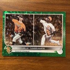 2022 Topps Update Series - Rookie Combos Sean Hjelle, Yunior Marte #US246 Green