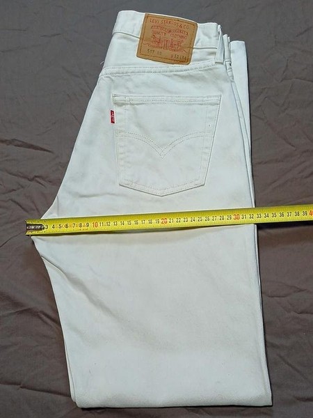 Women Levi's Jeans White 30 / L