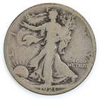 1921-D Walking Liberty Half Dollar AG/G Silver WLH Fifty Cent Piece 50c