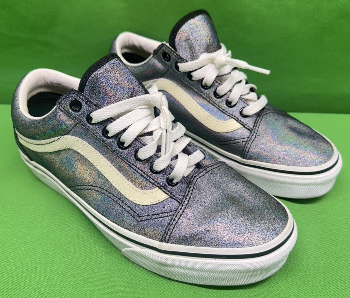 Vans Old Skool Metallic Iridescent Holographic Low Top Men 7