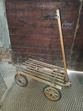 Alter Blumenwagen Tafelwagen Handwagen Bollerwagen Wagen Garten Geschenkewagen