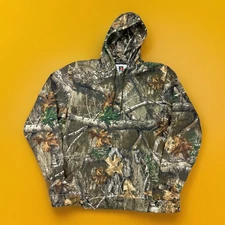Dad Gift Russell Outdoors Hoodie Realtree Edge Camo Pullover Sweatshirt 3XL NWT