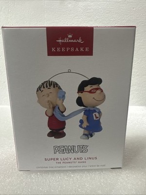 2024 Hallmark Ornament - 'SUPER LUCY AND LINUS' The Peanuts Gang - New in Box