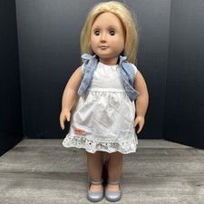 Our Generation OG 18" Doll Brown Eyes Blonde Hair Long Growing Hair Battat