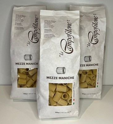 3 STÜCK - Rigatoni 500g pro Packung - Pasta aus Italien CAMPOFILONE Nuudel