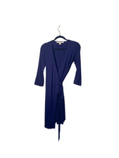 Diane von Furstenberg classic Julian to blue wrap dress 4
