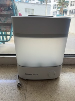 Philips AVENT Electric Sterilizer Removable Tray White Gray